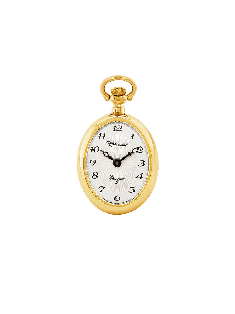 Case Gold Plated Dial White Dial Arabic 