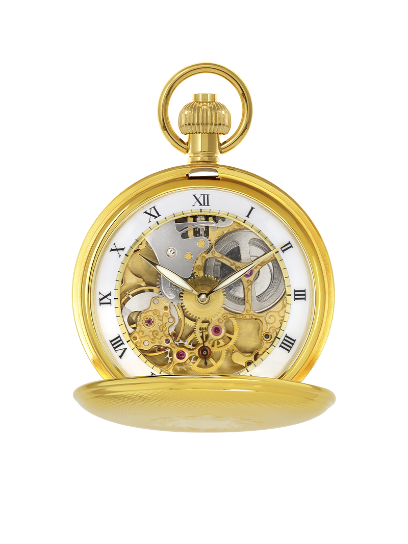 royce gold plated 49mm swiss mechanical watch Classique Watch Company