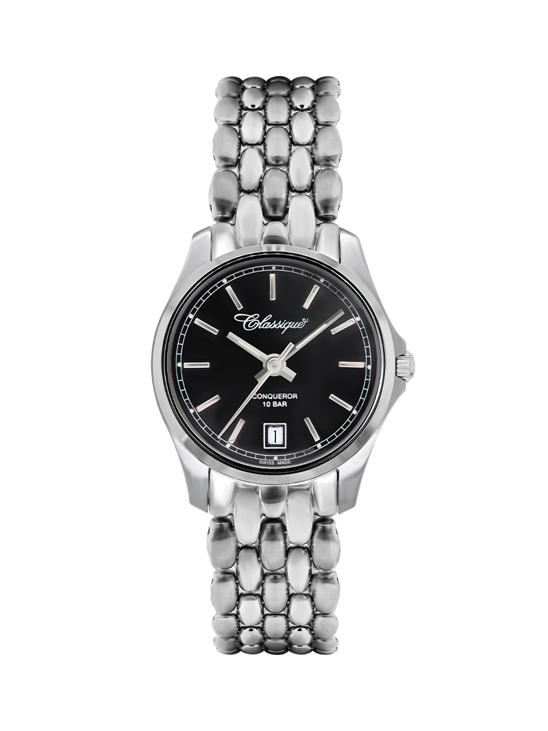 evan stainless steel 34mm swiss quartz watch Classique Watch Company