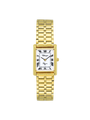 Case Gold Plated Stainless Steel Dial White Dial Black Roman Bracelet