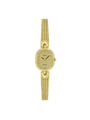 Case Gold Plated Dial Champagne Dial Round Mesh Band