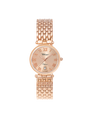 Case Rose Gold Plated Stainless Steel Dial Rose Dial Rose Roman Bracelet