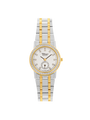 Case Two Tone Gold Plated Stainless Steel Dial Mother of Pearl Dial Diamond Bracelet