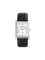 Case Stainless Steel Dial White Dial Black Roman Leather Black