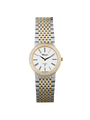 Case Two Tone Gold Plated Stainless Steel Dial White Dial Black Roman Bracelet