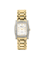 Case Gold Plated Stainless Steel Dial Mother of Pearl Dial Diamond Bracelet