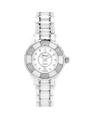 Case Stainless Steel White Ceramic Dial White Dial Diamond Bracelet