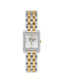 Case Two Tone Gold Plated Stainless Steel Dial Mother of Pearl Dial Champagne Roman Bracelet