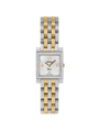 Case Two Tone Gold Plated Stainless Steel Dial Mother of Pearl Dial Champagne Arabic Bracelet