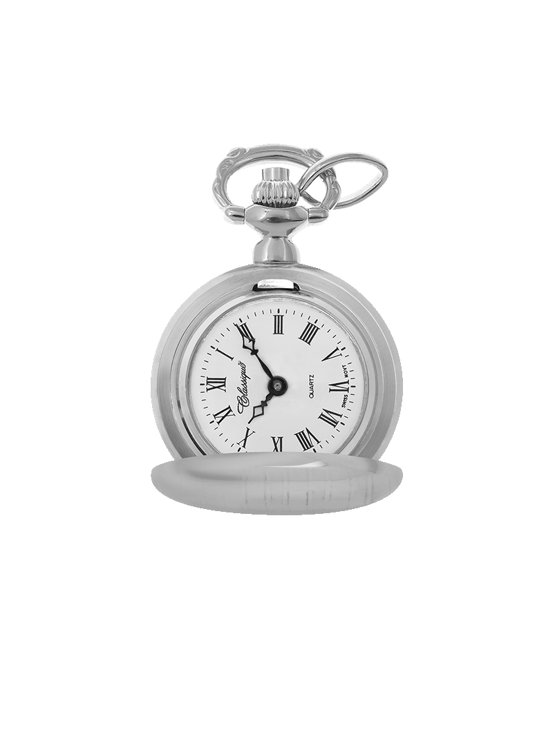 Case Rhodium Plated Dial White Dial Roman 