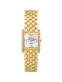 Case 14ct Gold Dial Mother of Pearl Dial Champagne Arabic Bracelet
