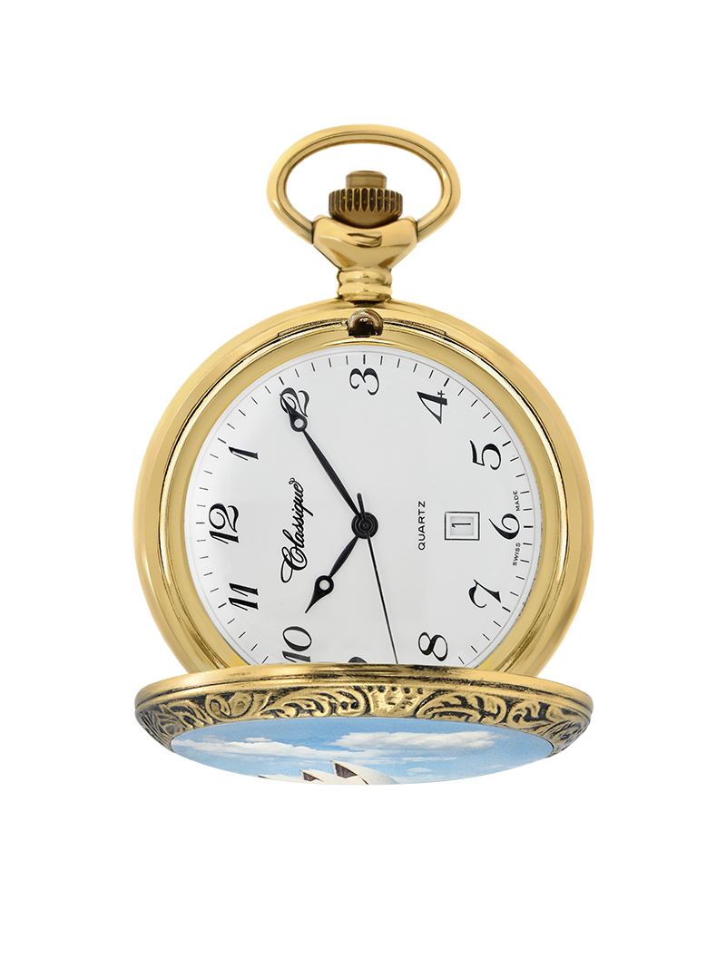 opera gold plated 48mm gold plated watch – Classique Watch Company