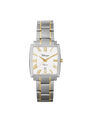 Case Two Tone Gold Plated Stainless Steel Dial White Dial Champagne Roman Bracelet